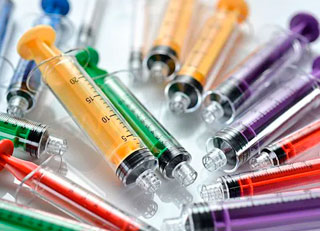 Colored Piston Speciality Syringes